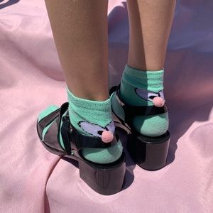 AMERICAN APPAREL JELLY HEELS